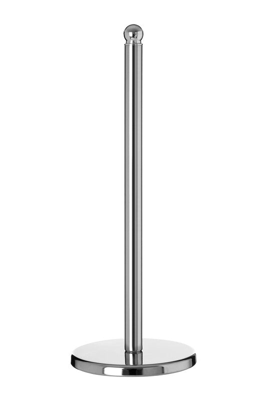 Chrome Kitchen Roll Holder with Decorative Finial