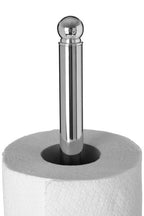 Chrome Kitchen Roll Holder with Decorative Finial