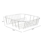 Small Square Chrome Wire Dish Drainer