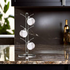 Chrome 6 Cup Mug Tree