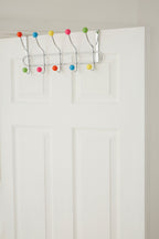 Multi Colour 10 Hook Over Door Hanger