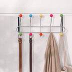 Multi Colour 10 Hook Over Door Hanger