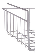 White Under Shelf Small Storage Basket