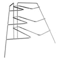 Corner Plate Rack with Chrome Finish