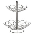 2 Tier Chrome Fruit Basket