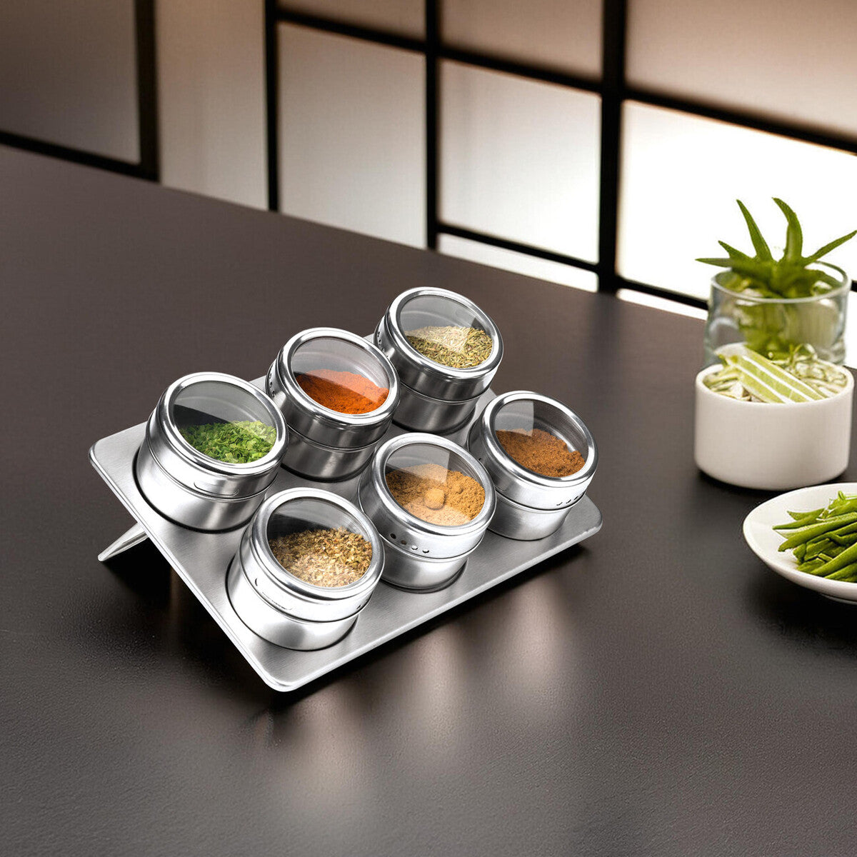 With Oblong Tray