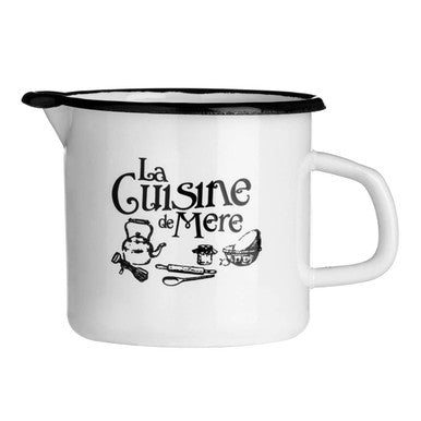 White Enamel Jug