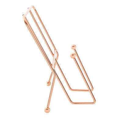 Cookbook Stand with Copper Finish