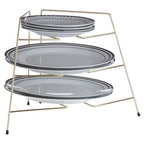 Gold Plated Corner Plate Rack