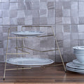 Gold Plated Corner Plate Rack