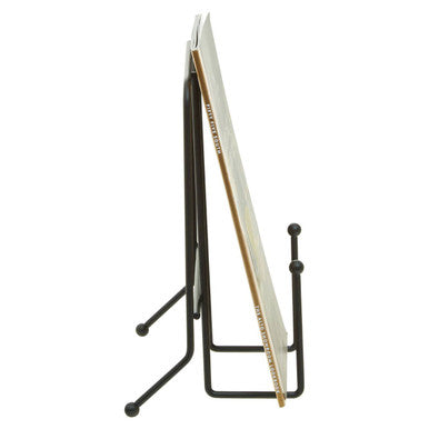 Matt Black Finish Cookbook Stand