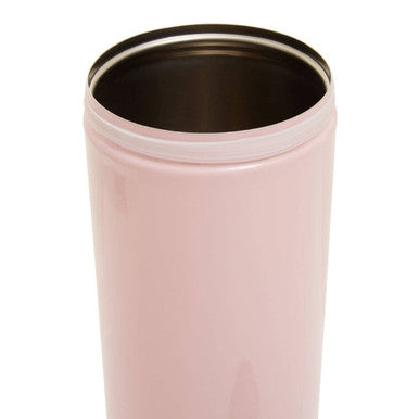 Pink Enamel Stainless Steel Pasta Canister