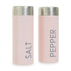 Light Pink Enamel Salt and Pepper Set