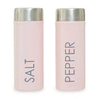 Light Pink Enamel Salt and Pepper Set