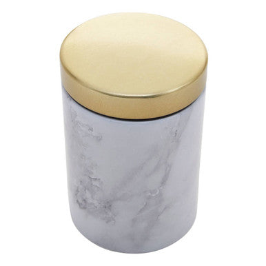 5 Piece Kitchen Storage Set in Marble Effect