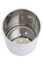 White Marble Effect Utensil Holder