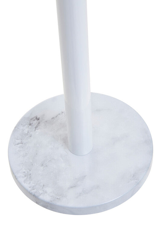 White Marble Effect and Gold Kitchen Roll Holder