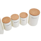 5 Piece Kitchen Storage Set in Cream | Easton