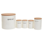 5 Piece Kitchen Storage Set in Cream | Easton