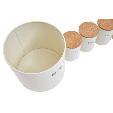 5 Piece Kitchen Storage Set in Cream | Easton