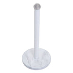 White Marble Effect Kitchen Roll Holder