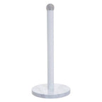 White Marble Effect Kitchen Roll Holder