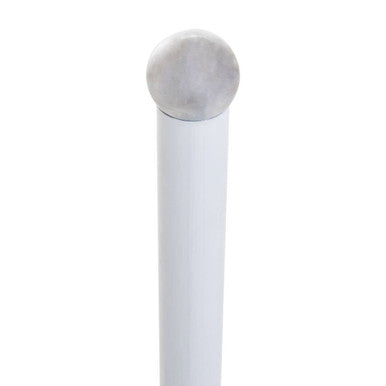 White Marble Effect Kitchen Roll Holder