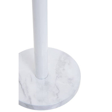 White Marble Effect Kitchen Roll Holder