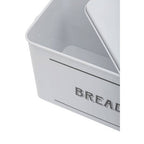 White Metal Bread Bin