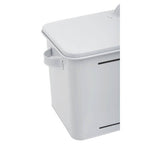 White Metal Bread Bin