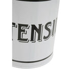 White Metal Utensil Holder