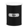 Black Enamel Tea Canister