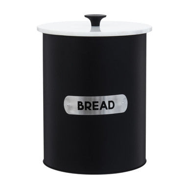 Black Enamel Bread Bin