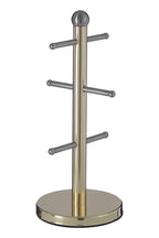 6 Cup Gold Finish Mug Tree
