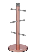 6 Cup Copper Finish Mug Tree