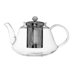 1200ml Curved Borosilicate Glass Teapot