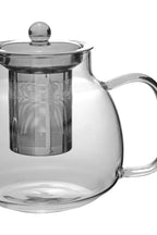 1200ml Curved Borosilicate Glass Teapot