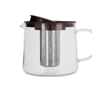 1200ml Borosilicate Glass Teapot with Stainless Strainer