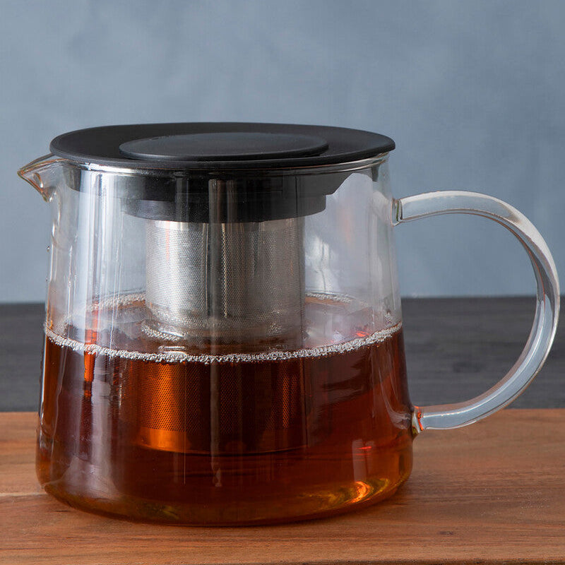 1200ml Borosilicate Glass Teapot with Stainless Strainer