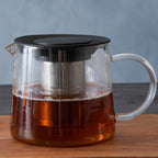 1200ml Borosilicate Glass Teapot with Stainless Strainer