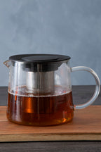 1200ml Borosilicate Glass Teapot with Stainless Strainer