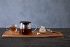 1200ml Borosilicate Glass Teapot with Stainless Strainer
