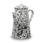 Black and White Patterned Teapot