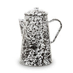 Black and White Patterned Teapot