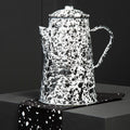 Black and White Patterned Teapot