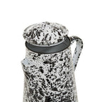 Black and White Patterned Teapot