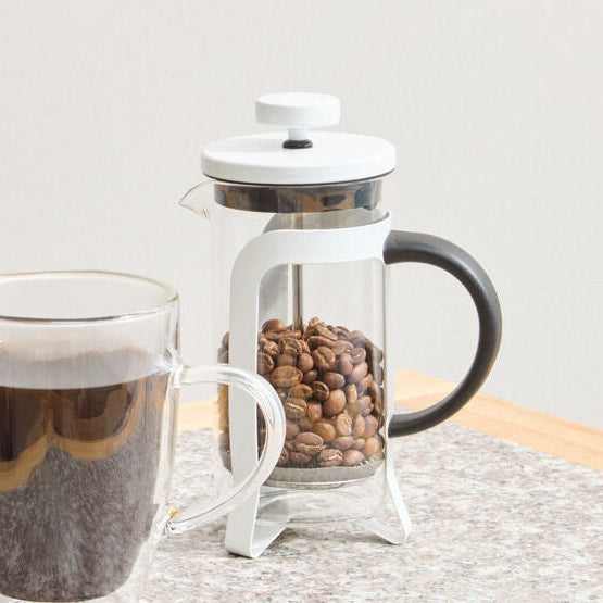Matte White Finish Cafetiere 350ml