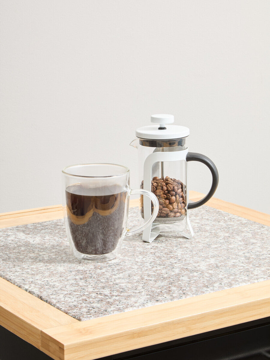 Matte White Finish Cafetiere 350ml