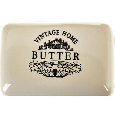 Cream Butter Dish