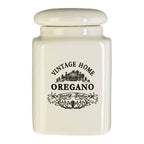Vintage Home Set Of Six Cream Spice Jars